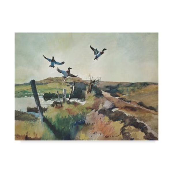 Roy M. Mason 'The Alarm' Canvas Art, 14x19, Trademark Fine Art, Mfr#: WAG03736-C1419GG